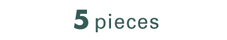 5pieces