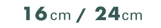 1size, 16cm