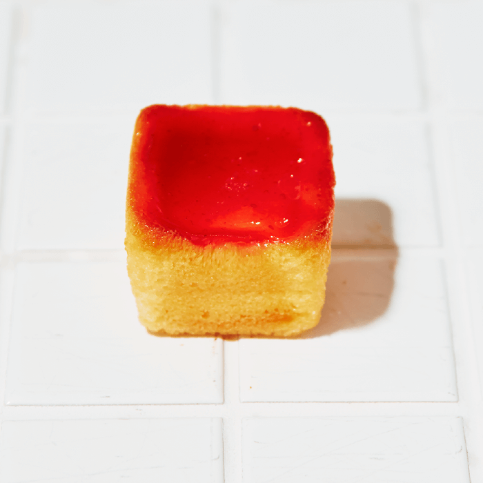 苺のベイクドチーズケーキ