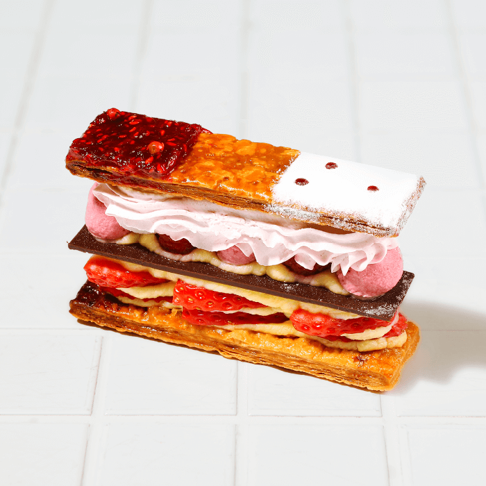 苺のミルフィーユ